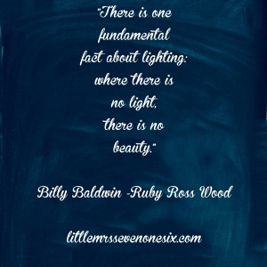 Billy Balwin lighting quote