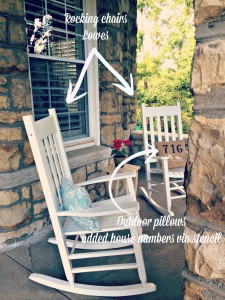 Outdoor rocking chairs